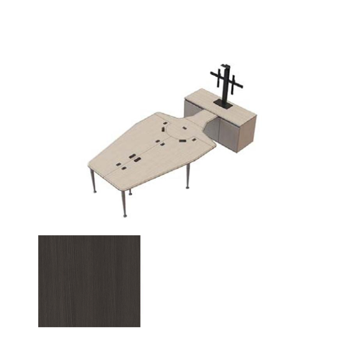 VC-TABLE T3 Package AMT Video Conference Table, Avery Marin