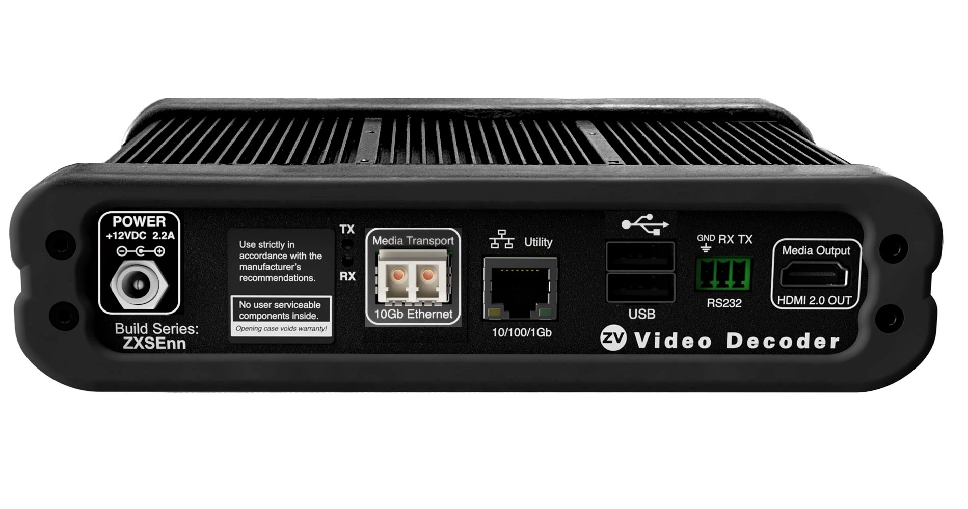 Z4KF2XS-D ZyPer4K–XSE Fiber Decoder