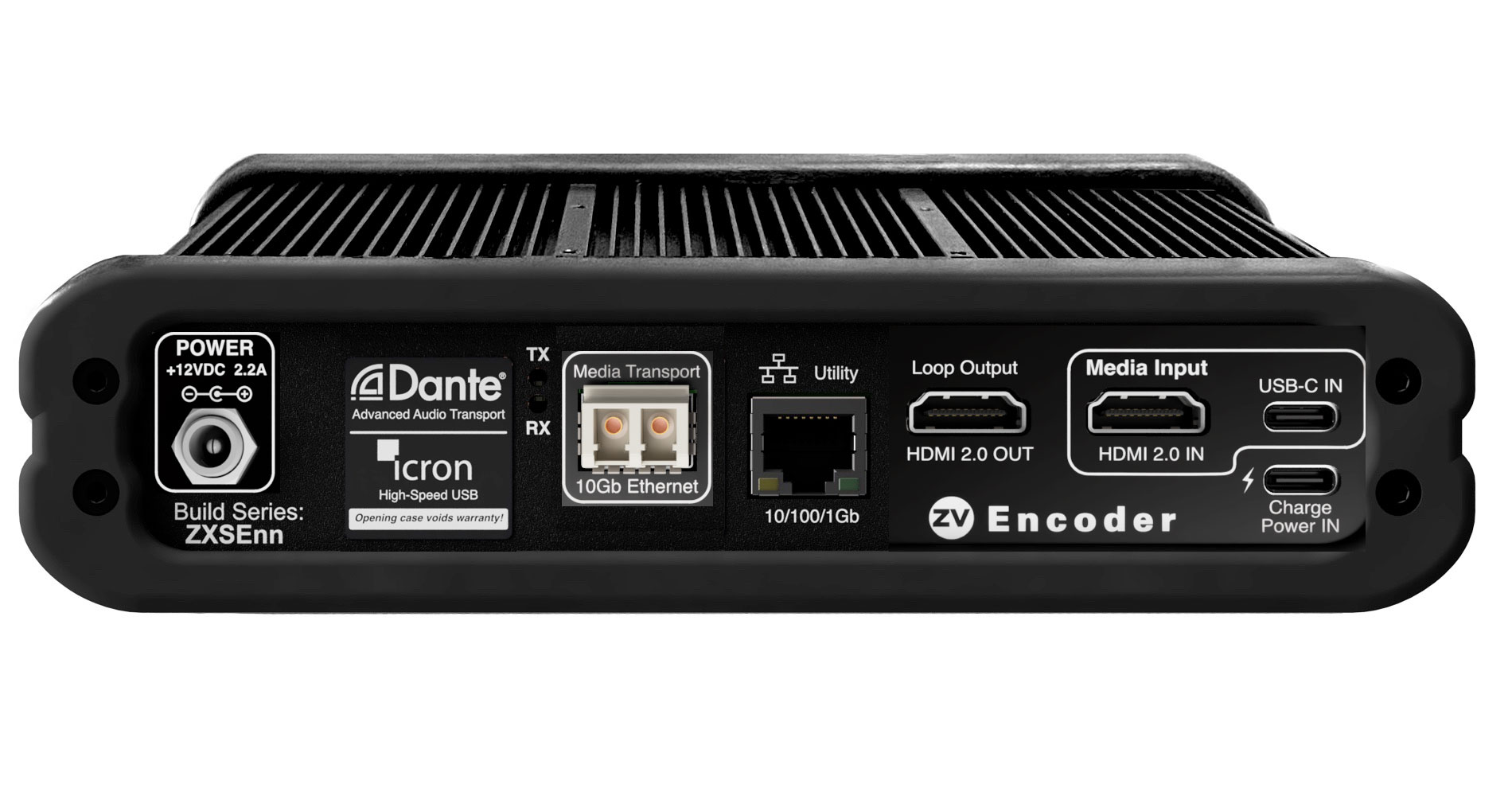 Z4KF2XS-EAU ZyPer4K–XSE Fiber Encoder with Dante and Icron