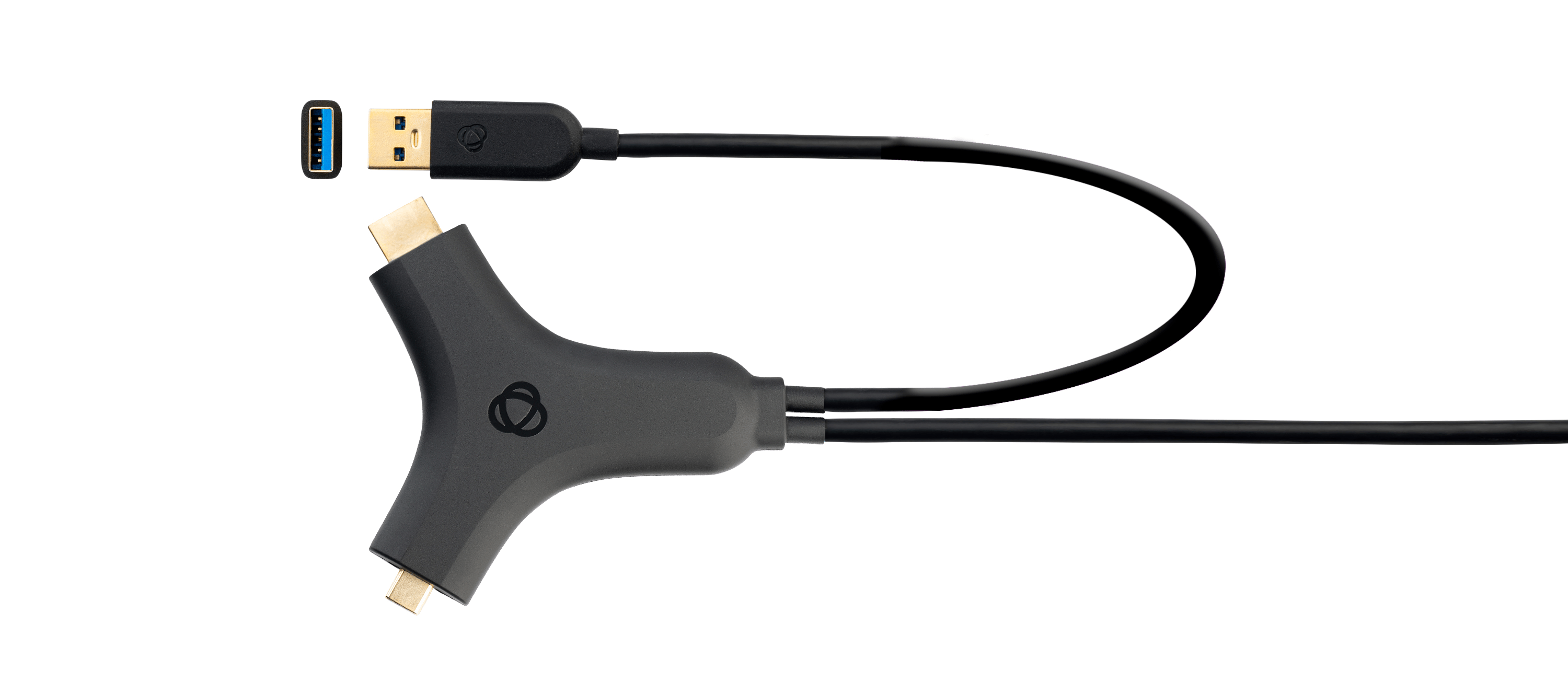 C-CU32/UC+H Active Multi–Format Input (M) to USB C Output (M) Adapter Cable