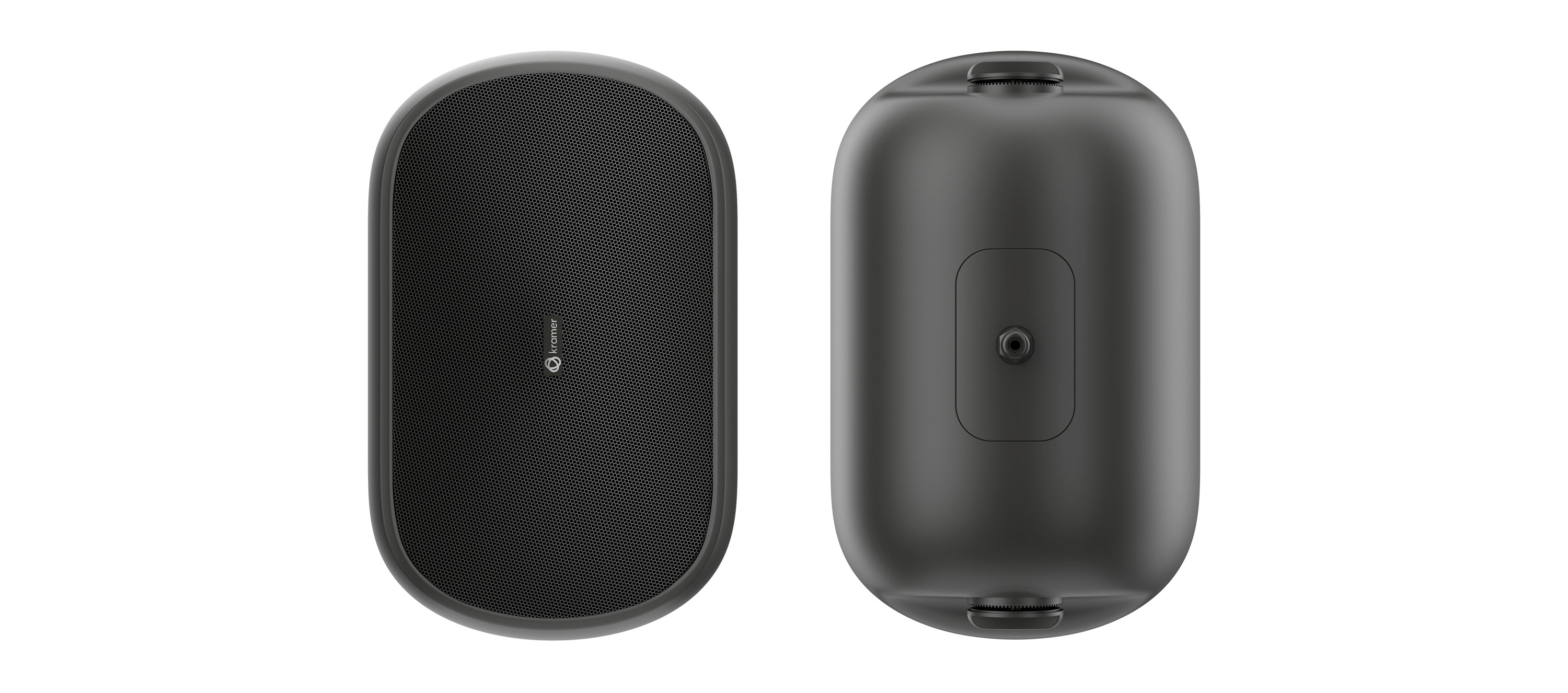 AW-8P All–Weather, IP66/UL Rated, High Performance 8” Two–Way Wall Mounted Passive Speaker, Black (Single)