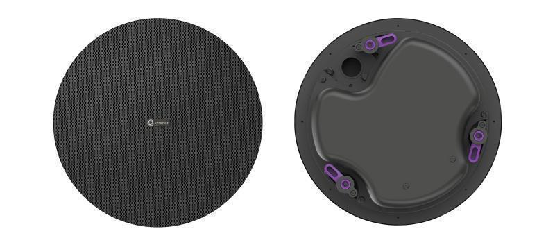 CL-4P 4”, In–ceiling, Two–Way, Closed Back Co–Axial Passive Speaker, White/Black (Single)