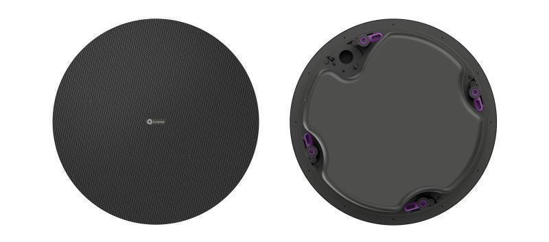 CL-8P 8”, In–Ceiling, Closed Back Co–Axial Two–Way Passive Speaker, White/Black (Single)