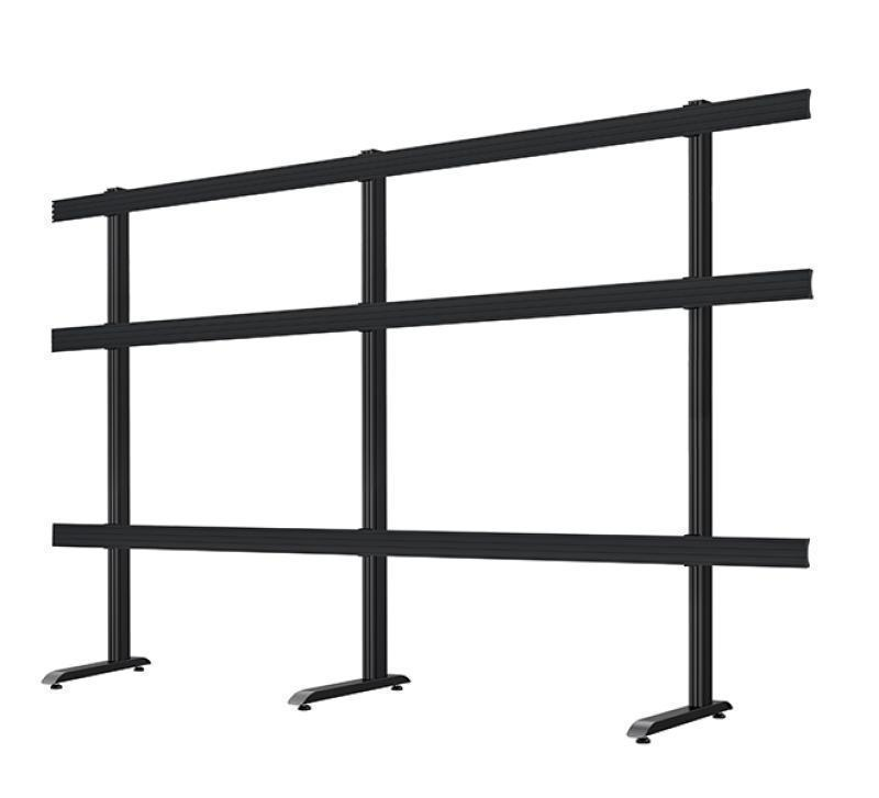 BT9370-NEC165/B Freestanding AIO Videowall Stand