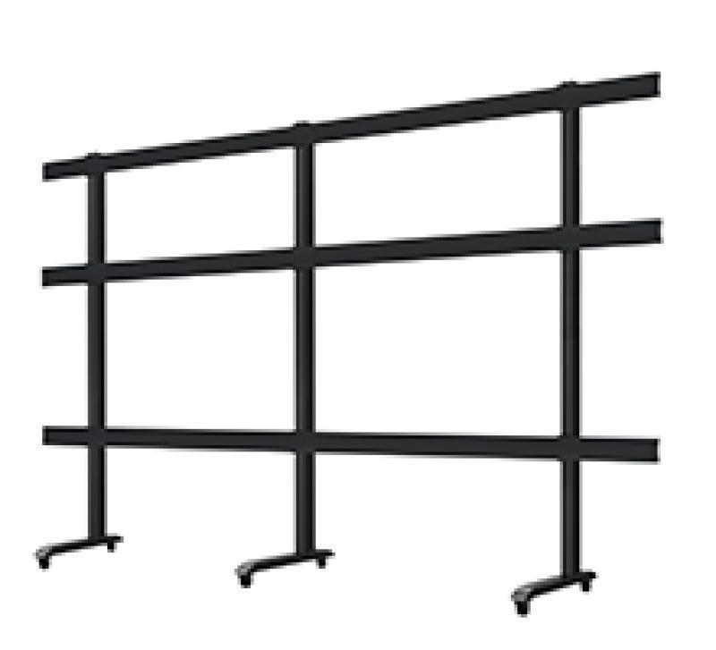 BT9371-NEC165/B Mobile AIO Videowall Stand