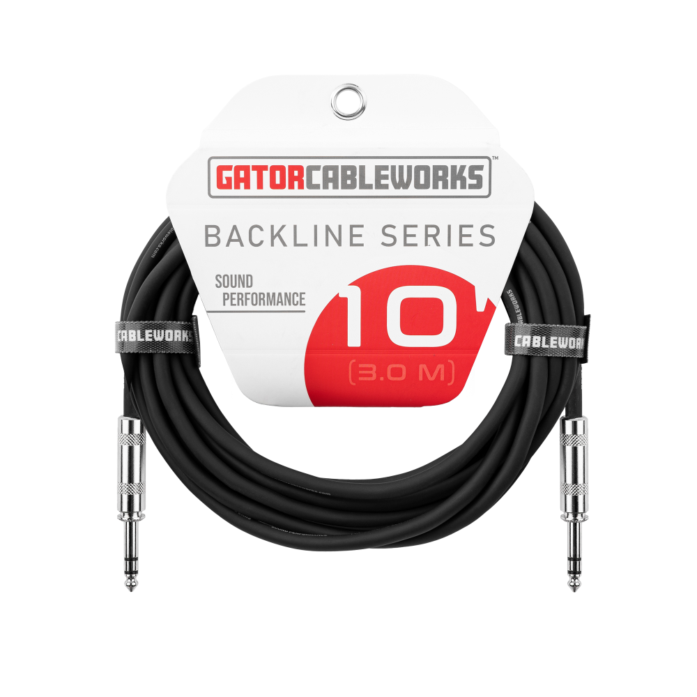 GCWB-BPC-10 10-foot TRS ¼” Male to Male Balanced Patch Cable