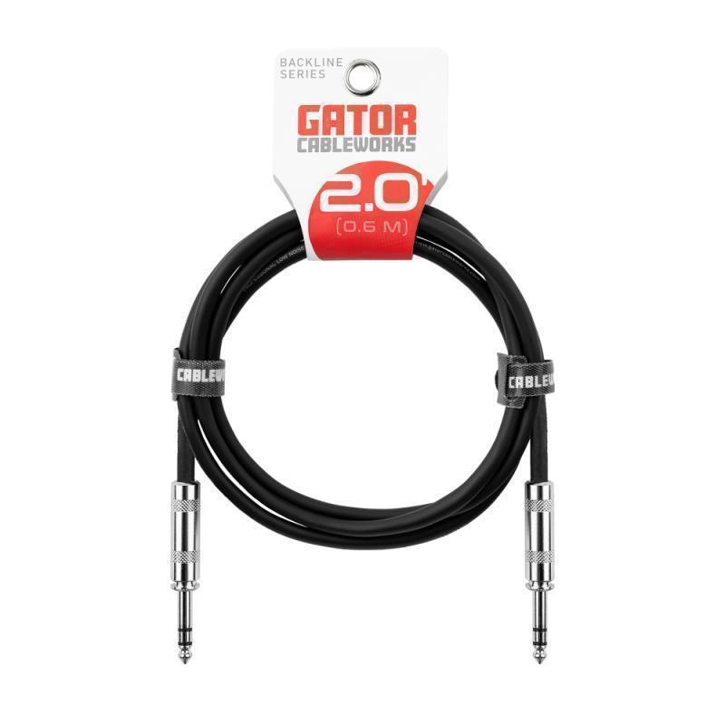 GCWB-BPC-2 2-foot TRS ¼” Male to Male Balanced Patch Cable