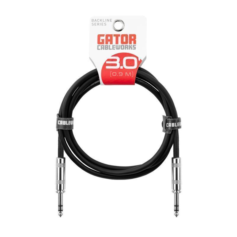 GCWB-BPC-3 3-foot TRS ¼” Male to Male Balanced Patch Cable