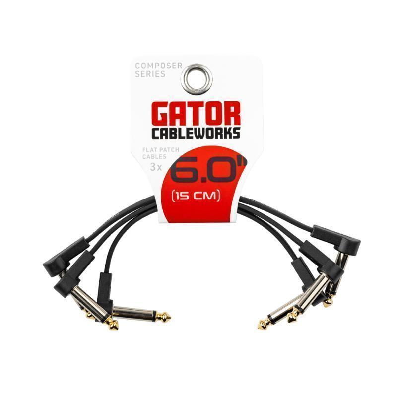 GCWC-FPC6-3PK 3PK of Composer Series Flat Patch Cable – 6 inch