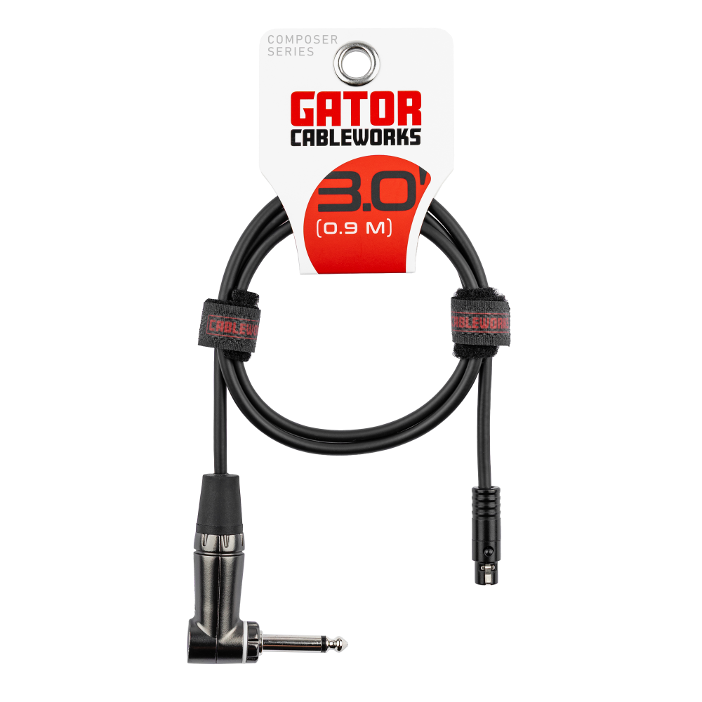 GCWC-TA4F-3RA Composer RA Wireless Instrument Cable – 3 foot