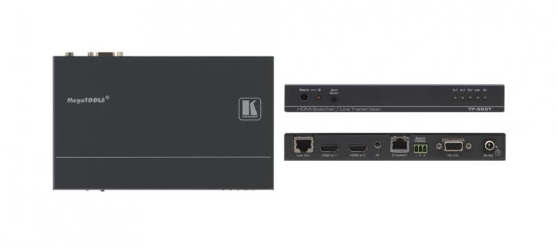 TP-582T 2x1 HDMI switchable Transmitter with Ethernet, RS–232 & IR over Extended–Reach HDBaseT