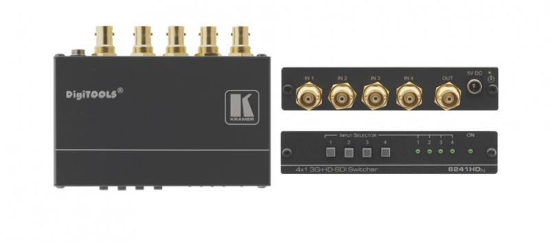 6241 HDxl 4x1 3G HD–SDI Switcher