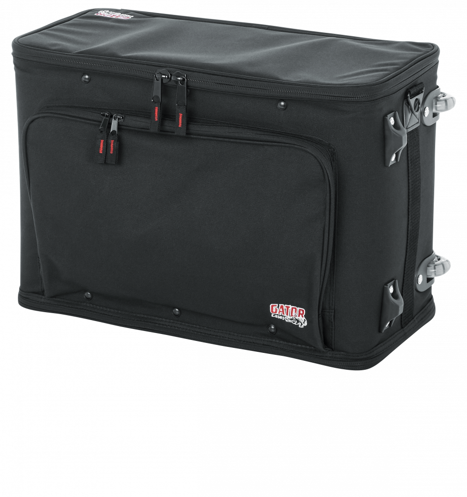 GR-RACKBAG-3UW 3U Lightweight Rack Bag with Tow Handle and Wheels