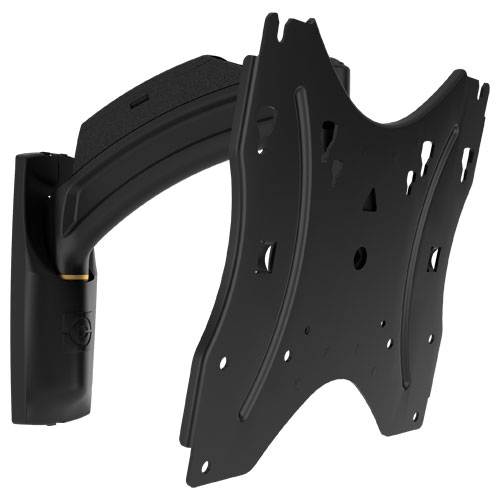 TS110SU Small Thinstall Single Swing Arm Wall Display Mount - 10" Extension