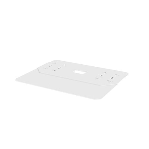 PACLFW Impact Freestanding Single Sided Base Accessory, White