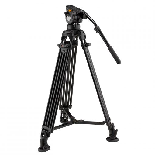 IKAN EG05A2 2-Stage Aluminum Fluid Head Tripod Kit