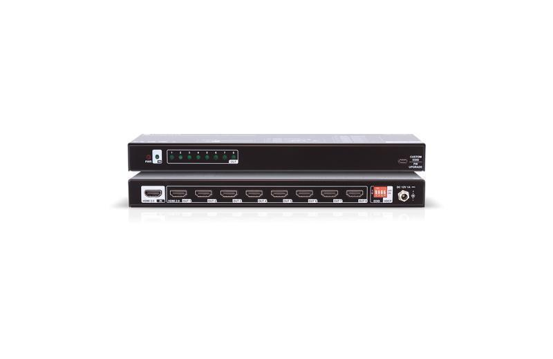 DA8-HDMI20-C 8-output HDMI 2.0 Distribution Amplifier with EDID Management and HDCP 2.3 Support