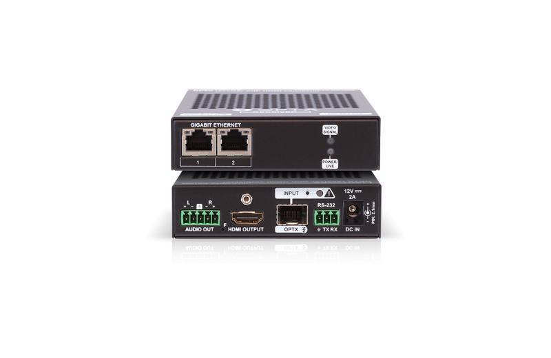 HDMI-OPTX-RX100A SDVoE compatible HDMI 2.0 over fiber optical link receiver