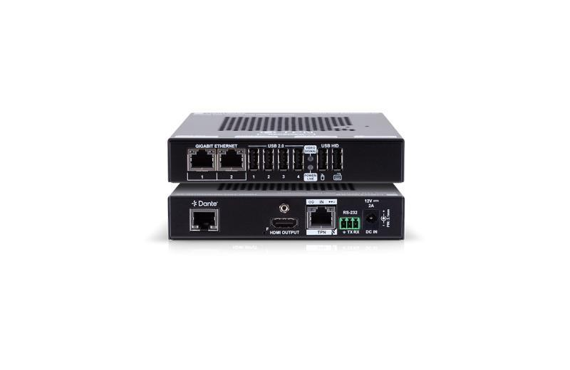 HDMI-TPN-RX107DU2K-SR SDVoE compatible HDMI 2.0 scaling receiver with Dante audio