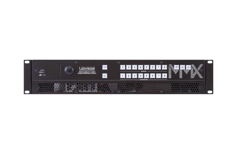 MMX8x8-HDMI-4K-A-USB20 8x8 Matrix Switcher for HDMI video and USB 2.0 peripherals