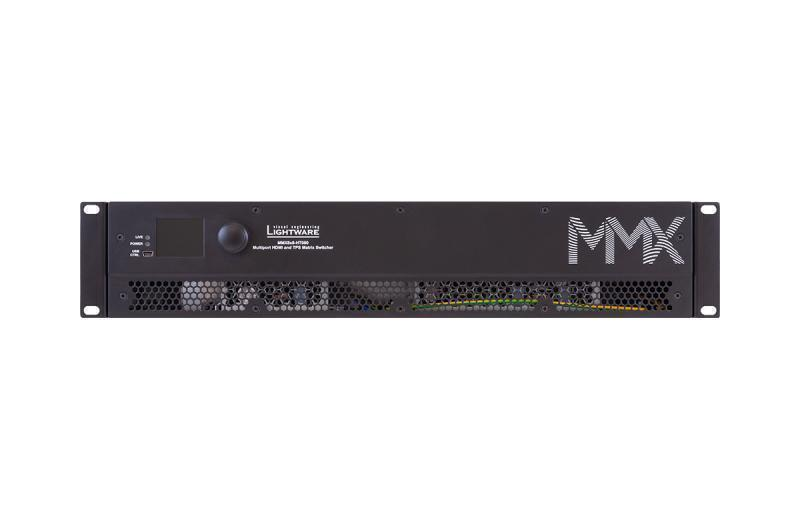 MMX8x8-HT080 HDMI and TPS Matrix Switcher with Special Audio Inputs and Multiport Control Options
