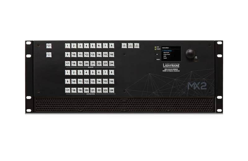 MX2-24x24-HDMI20 Full 4K HDMI 2.0 Matrix Switcher
