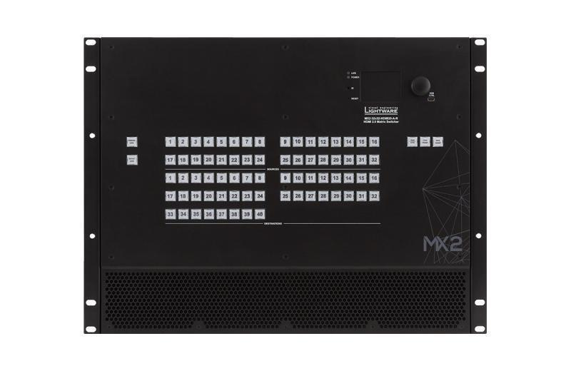 MX2-32x32-HDMI20-A-R HDMI 2.0 Compatible 32x32 Standalone Matrix Router