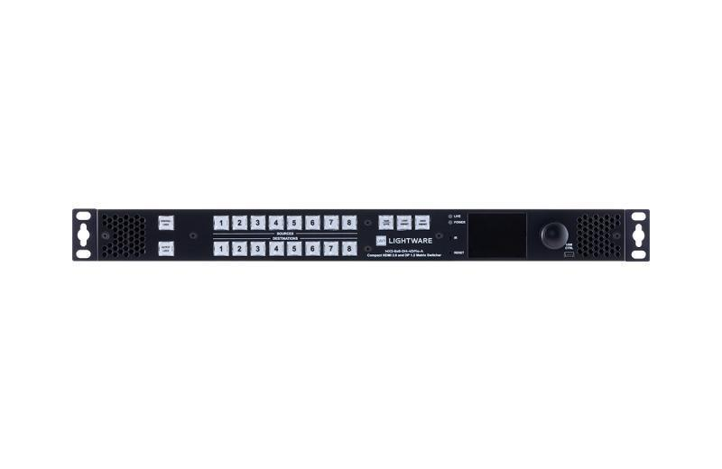 MX2-8x8-DH-4DPio-A Full 4K Matrix Switcher with 8x8 DisplayPort 1.2 I/O Ports