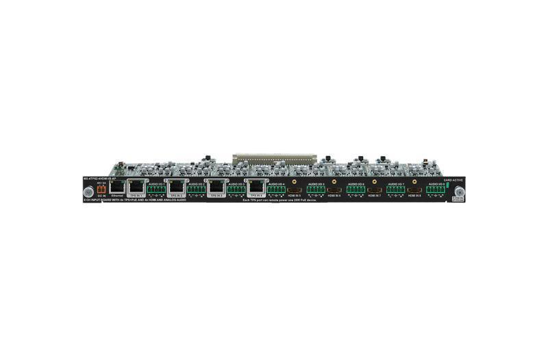 MX-4TPS2-4HDMI-IB-AP TPS and HDMI Combo Input Board with Analog Audio and PoE