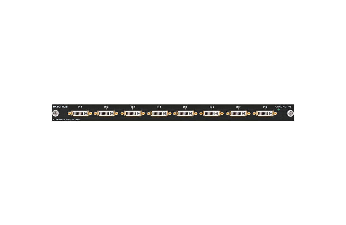 MX-DVI-4K-IB DVI, HDCP and HDMI Compliant Input Board
