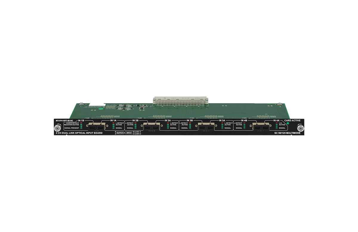 MX-DVI-OPT-IB-SC Fiber optical Input board for Single-Link DVI-D signal extension