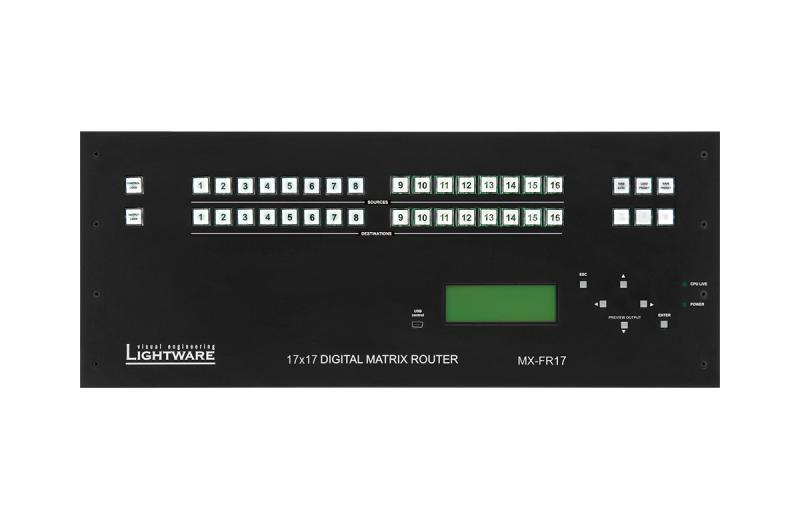 MX-FR17 17x17 Digital Crosspoint Router Frame