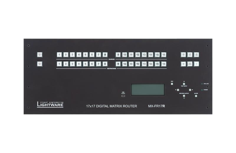 MX-FR17R 17x17 Digital Crosspoint Router Frame