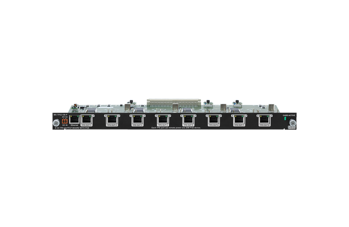 MX-TPS2-OB-P TPS Output Board with PoE