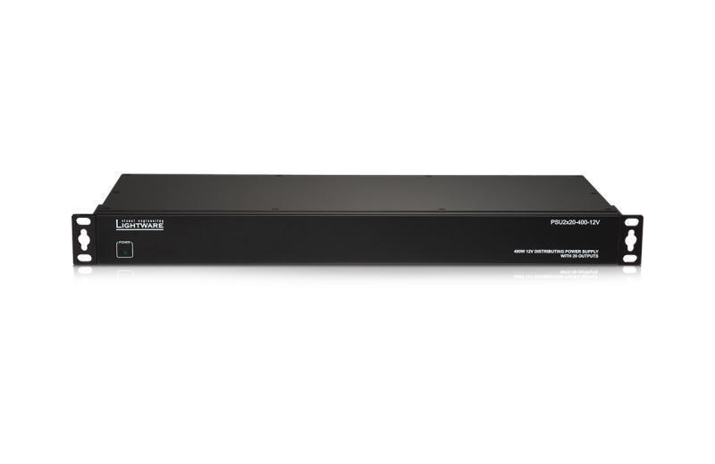 PSU2x20-400-12V Rack mountable power supply for Lightware interfaces