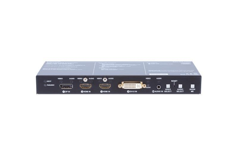 SW4-TPS-TX240-Plus TPS (HDBaseT™) switcher and transmitter for DisplayPort, HDMI and DVI with local monitor out