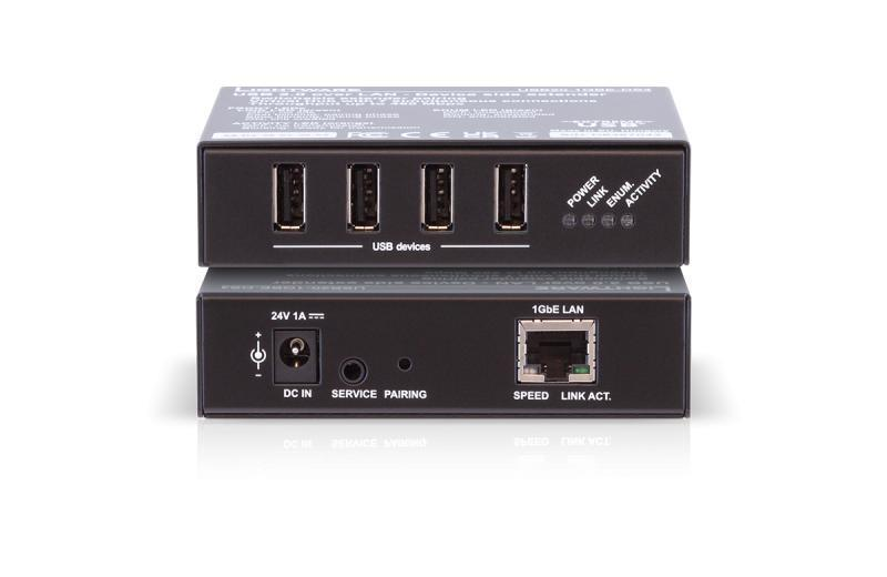 USB20-1GBE-DS4 USB 2.0 over LAN device side extender