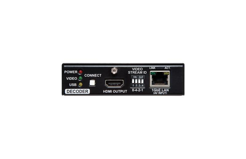 VINX-110-HDMI-DEC AV Over IP Scaling Multimedia Extender with USB K+M, RS-232 and IR