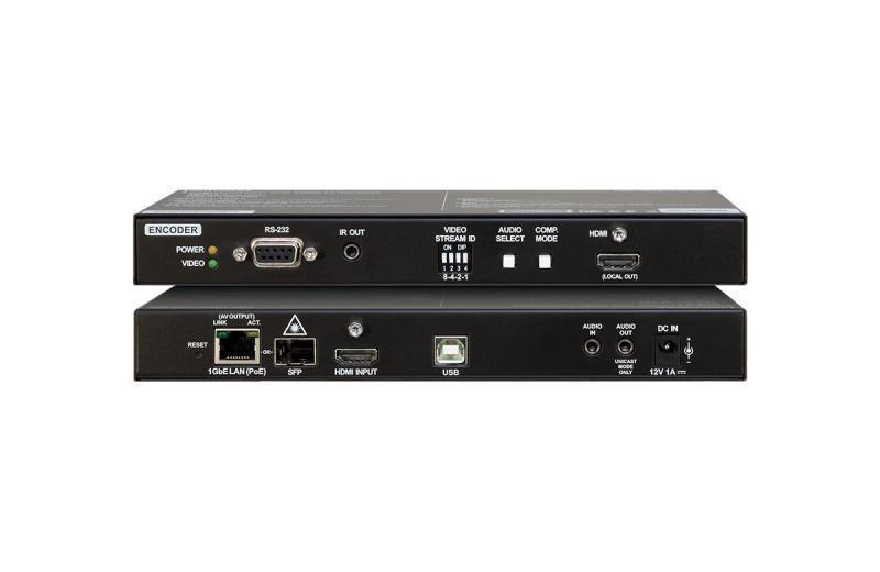VINX-120AP-HDMI-ENC AV Over IP Scaling Multimedia Extender with USB K+M, RS-232 and IR