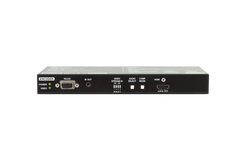 VINX-120AP-HDMI-ENC-DNT AV Over IP Scaling Multimedia Extender with USB K+M, PoE and DANTE/AES67 support