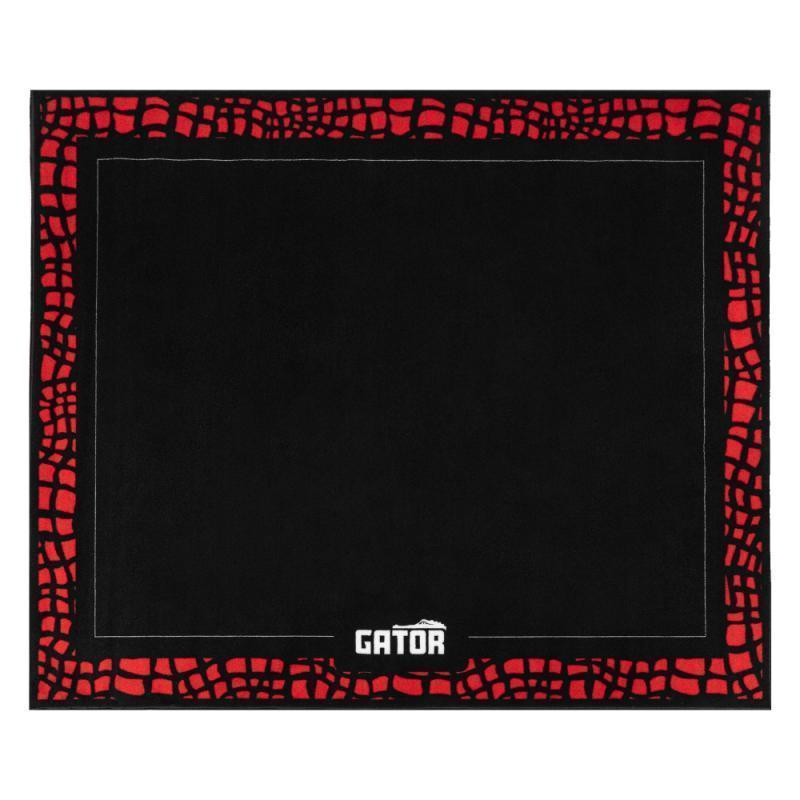 GP-DRUMRUG-BK Gator 78″ x 66″ Drum Rug – Black