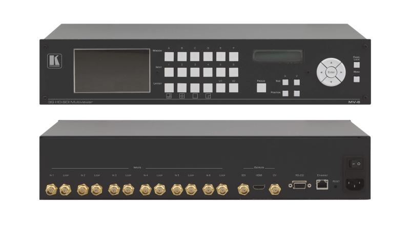 MV-6 3G HD-SDI Multiviewer
