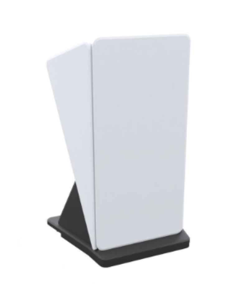 LEX18 CWT Mobile Contemporary Lectern, Crystal White