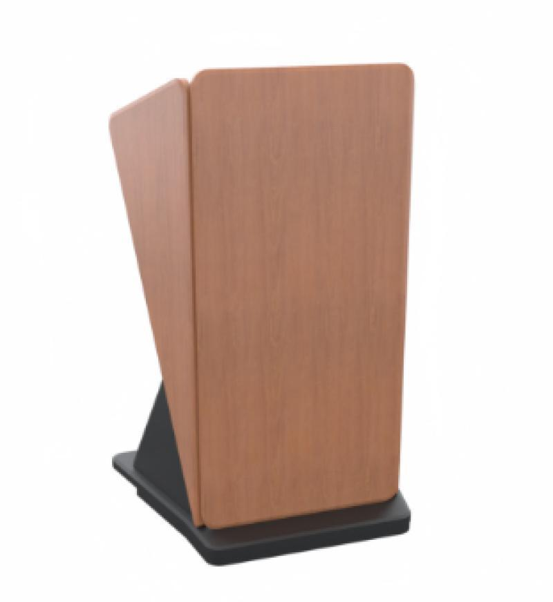 LEX18 HCT Mobile Contemporary Lectern, Hayward Cherry