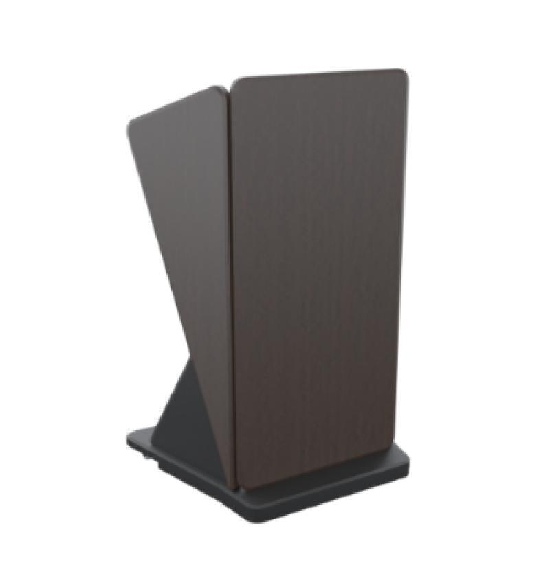 LEX18 CPT Mobile Contemporary Lectern, Chocolate Pear