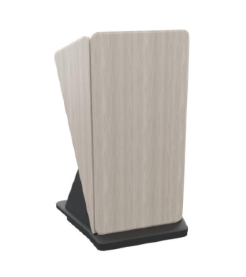 LEX18 SBT Mobile Contemporary Lectern, Saratoga Blonde