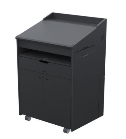 LEX230 EBT Educational Multimedia Lectern, Ebony
