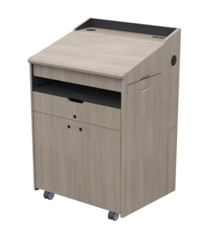 LEX230 AST Educational Multimedia Lectern, Avery Suede