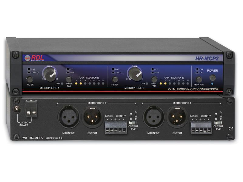 HR-MCP2 Dual Microphone Compressor