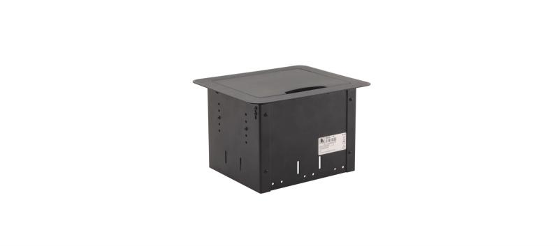 TBUS-1Axl B Table Mount Modular Multi–Connection Solution — Tilt–Up Lid